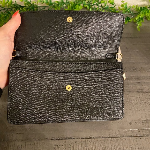 Coach Textured Black Clutch/Wristlet